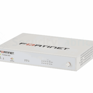 De FortiGate 50G-netwerkbeveiligingsapparaat van Fortinet, voorzien van diverse poortinterfaces voor aansluitingen.