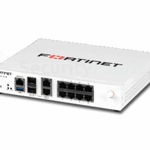 Een Fortinet FortiGate 90G netwerkbeveiligingsapparaat met meerdere Ethernet-poorten en USB-aansluitingen.