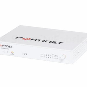 Een Fortinet FortiGate 70G netwerkbeveiligingsapparaat met meerdere Ethernet-poorten en USB-aansluitingen.