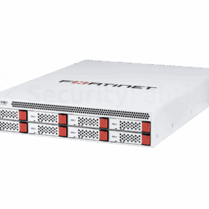 Een witte FortiAnalyzer 1000G met meerdere opslagschijven