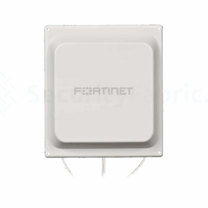een witte vierkante sector antenne met vier rpsma connectoren