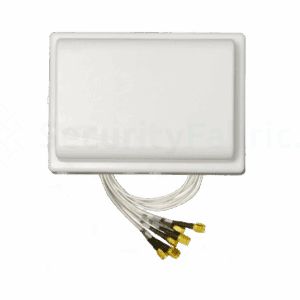 een rechthoekige mini mimo omni antenne plenum met rpsma connectoren