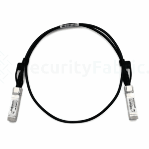 één meter lange direct attach cable waarmee glasvezel verbindingen gemaakt worden