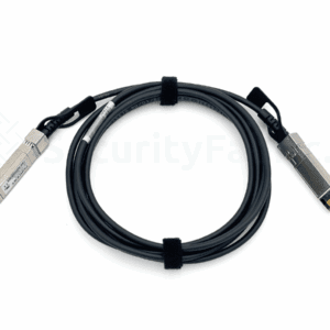 Drie meter lange direct attach cable waarmee glasvezel verbindingen gemaakt worden