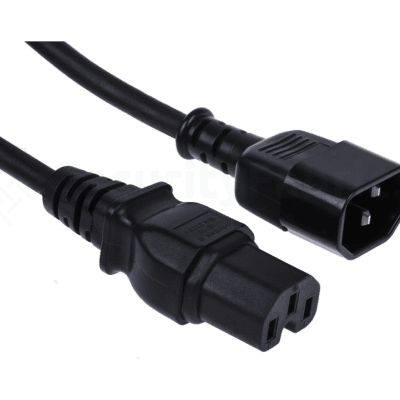 Pack of 5 power cords for rack PDU, 15A,