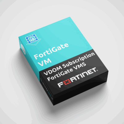 VDOM Subscription License for FortiGate S Series 1 Jaar Subscription license for adding VDOMs to FortiGate-VM S-series running FortiOS 6.4.9/7.0.2 or higher. This is a seat-based SKU where each seat is equal to 5 vdoms and max number of seats is 100 (500 vdoms)